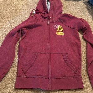 ASU X PINK Maroon and Gold Jacket 2000s